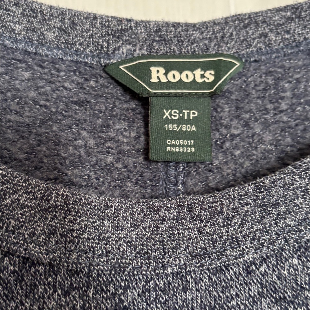 Roots Charcoal Long Sleeve Dress XS fits up to  medium - Picture 3 of 3
